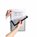 Durable Office DURAFRAME Document Frame, Silver, 2 / Pack, DBL477123
