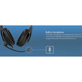 Adesso Xtream H5 - Multimedia Headset with Microphone, Black, ADEXTREAMH5