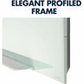 ACCO Quartet Element Framed Magnetic Glass Dry-Erase Boards, QRTG8548E