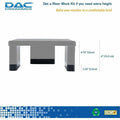 First Base DAC Stax MP-216 Ergonomic Height-Adjustable Monitor/Laptop Riser Blocks Kit, Black, DTA02250