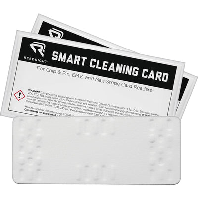 Advantus Read Right Smart Cleaning Card, White, 10 / Pack — view 1