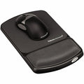 Fellowes Mouse Pad / Wrist Support with Microban Protection, Graphite, FEL9175101