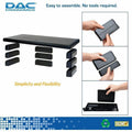 First Base DAC Stax MP-211 Height-Adjustable Ultra-Wide Monitor/Laptop Stand, Black, DTA02238