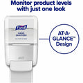 Gojo PURELL ES4 Hand Sanitizer Dispenser, Push-Style, White, GOJ502001
