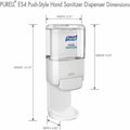 Gojo PURELL ES4 Hand Sanitizer Dispenser, Push-Style, White, GOJ502001