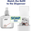 Gojo PURELL ES4 Soap Dispenser, White, GOJ503001