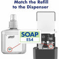 Gojo PURELL ES4 Soap Dispenser, Push-Style, Graphite, GOJ503401
