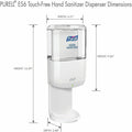 Gojo PURELL ES6 Hand Sanitizer Dispenser, White, GOJ642001