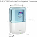 Gojo PURELL ES6 Touch-free Hand Soap Dispenser, White, GOJ643001