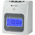 Lathem Time 400E Top Feed Electronic Time Clock Kit, Gray, LTH400E-KIT