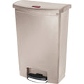 Rubbermaid Commercial 24G Slim Jim Step-On Container, Beige, 24 gal, RCP1883552