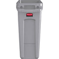 Rubbermaid Commercial Slim Jim Vented Container, Gray, 16 gal, RCP1971258