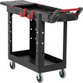 Rubbermaid Commercial Heavy Duty Adaptable Utility Cart, Black, RCP1997206