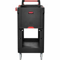 Rubbermaid Commercial Heavy Duty Adaptable Utility Cart, Black, RCP1997206