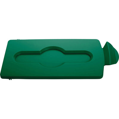 Rubbermaid Commercial Slim Jim Green Closed Lid Insert, RCP2007884