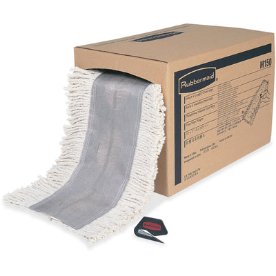 Rubbermaid Commercial Continuous Roll Dust Mop, White, 1 Carton, RCPM15000WH