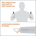 Slice Auto Retract Utility Knife, Green, SLI10554