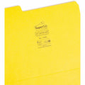 Smead SuperTab 1/3 Tab Cut Letter Recycled Top Tab File Folder, Yellow, 8 1/2" Width x 11" Length, 24 / Pack, SMD11956