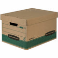 Fellowes Bankers Box STOR/FILE Recycled File Storage Box, Green, 20 / Carton, FEL1277008