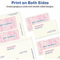Avery Business Cards, Ivory, True Print(R) Two-Sided Printing, 2" x 3-1/2", 200 Cards, 8 1/2" x 11", 200 / Pack, AVE5876