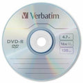 Verbatim America 95102 DVD Recordable Media - DVD-R - 16x - 4.70 GB - 100 / Pack - Silver, VER95102
