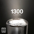 Energizer Vision HD Flashlight with Digital Focus, Chrome, 1 Pack, EVEEPMZH61E
