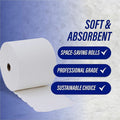 Genuine Joe Double Capacity Bath Tissue, White, 56 / Pallet, GJO91000PL