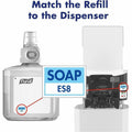 Gojo PURELL ES8 Soap Dispenser, White, GOJ773001
