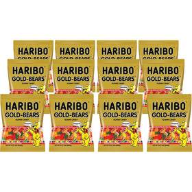 Haribo Gold-Bears Gummi Candy, 12 / Carton, HRB30220