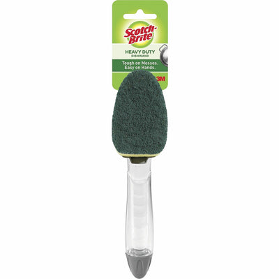 3M Scotch-Brite Heavy-Duty Dishwand, Green, MMM6504