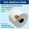 Essity Hygiene and Health AB TORK Premium Bath Tissue Roll with OptiCore, White, 36 / Carton, TRK106390