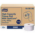 Essity Hygiene and Health AB TORK Universal High-Capacity Bath Tissue Roll with OptiCore, White, 24000 / Sheet, TRK160090