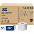 Essity Hygiene and Health AB TORK Universal Bath Tissue Roll with OptiCore, White, 36 / Carton, TRK161990