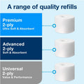 Essity Hygiene and Health AB TORK Twin Bath Tissue Roll Dispenser Black T7, TRK473208