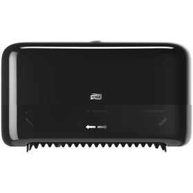 Essity Hygiene and Health AB TORK Twin Bath Tissue Roll Dispenser Black T7, TRK473208