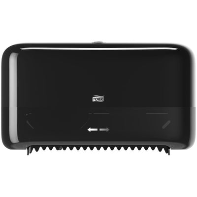 Essity Hygiene and Health AB TORK Twin Bath Tissue Roll Dispenser Black T7, TRK473208