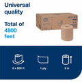 Essity Hygiene and Health AB TORK Universal Hand Towel Roll, Natural, 6 / Carton, TRK8031300