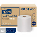 Essity Hygiene and Health AB TORK Universal Hand Towel Roll, White, 6 / Carton, TRK8031400