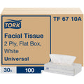Essity Hygiene and Health AB TORK Universal Facial Tissue Flat Box, White, 30 / Carton, TRKTF6710A