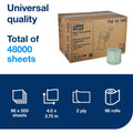 Essity Hygiene and Health AB TORK Tork Toilet Paper Roll White T24, 96 / Carton, TRKTM1616S