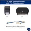 Essity Hygiene and Health AB TORK Tork Toilet Paper Roll White T24, 96 / Carton, TRKTM1616S