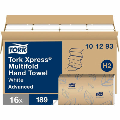 Essity Hygiene and Health AB TORK Advanced Xpress Multifold Hand Towel, 3-Panel, White, 16 / Carton, TRK101293