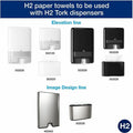 Essity Hygiene and Health AB TORK Multifold Hand Towels, White, 16 / Carton, TRKMB540A