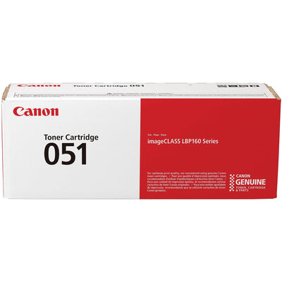 Canon 051 Original Laser Toner Cartridge - Black -, CNMCRTDG051