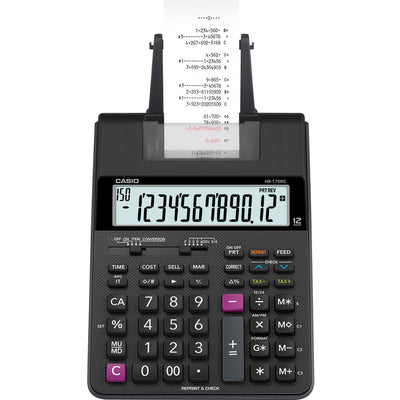Casio Computer HR-170RC Printing Calculator, Black, CSOHR170RC
