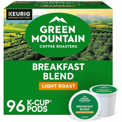 Keurig Dr Pepper . Green Mountain Coffee Roasters K-Cup Breakfast Blend Coffee, 4 / Carton, GMT6520CT