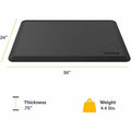 Fellowes Anti-Fatigue Wellness Mat, Black, FEL8707002