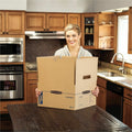 Fellowes Bankers Box SmoothMove Maximum Strength Moving Boxes, Kraft, 8 / Carton, FEL7710201