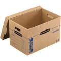 Fellowes Bankers Box SmoothMove Maximum Strength Moving Boxes, Kraft, 8 / Carton, FEL7710301