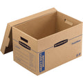 Fellowes Bankers Box SmoothMove Maximum Strength Moving Boxes, Kraft, 8 / Carton, FEL7710301